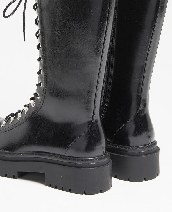 Boots rock hautes noir - Pimkie
