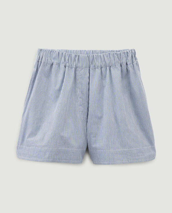 Short rayé bleu - Pimkie