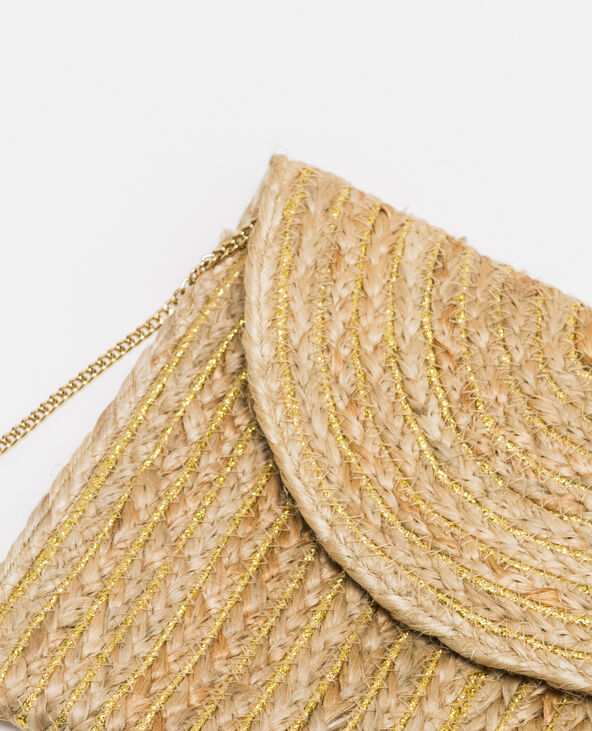 Sac pochette en paille Pimkie
