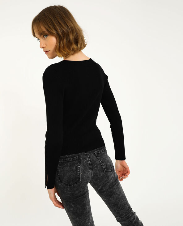 Gilet côtelé noir - Pimkie