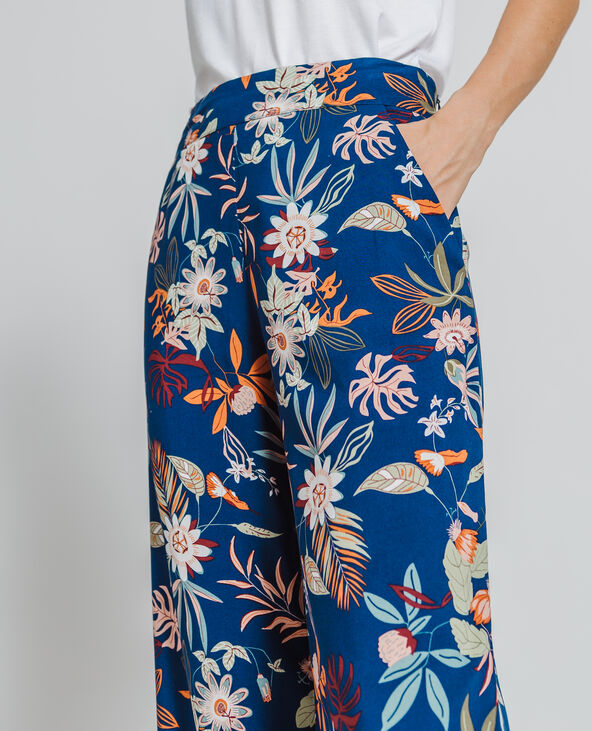 Pantalon large fleuri Pimkie