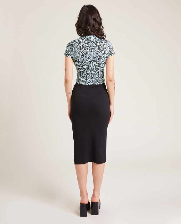 Top en maille bleu clair - Pimkie