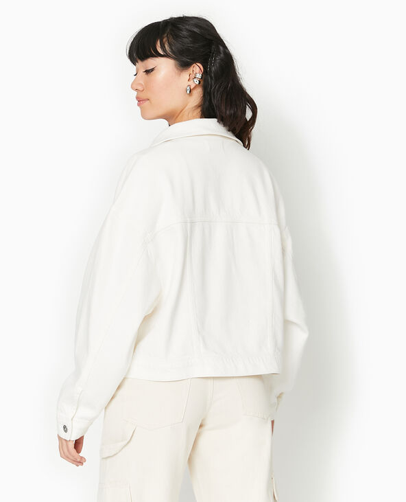 Veste en jean écru - Pimkie