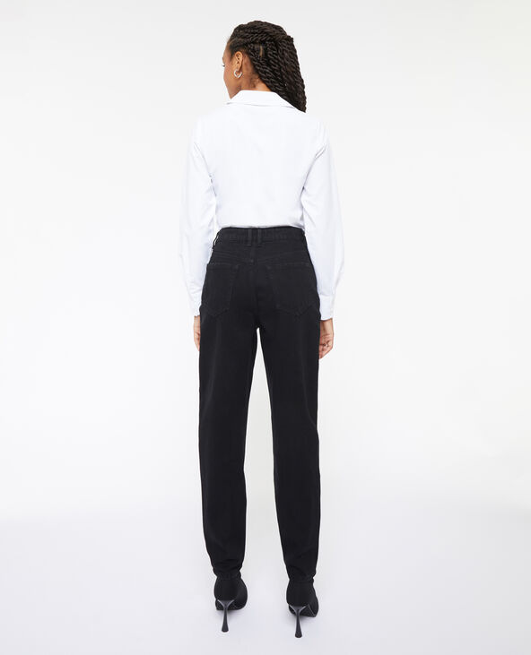 Jean mom taille haute noir - Pimkie