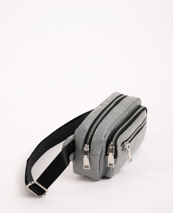 Sac banane matière réflechissante argenté - Pimkie