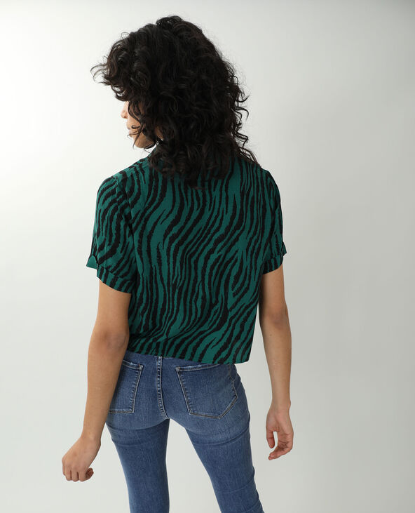 Chemise tigrée noir - Pimkie