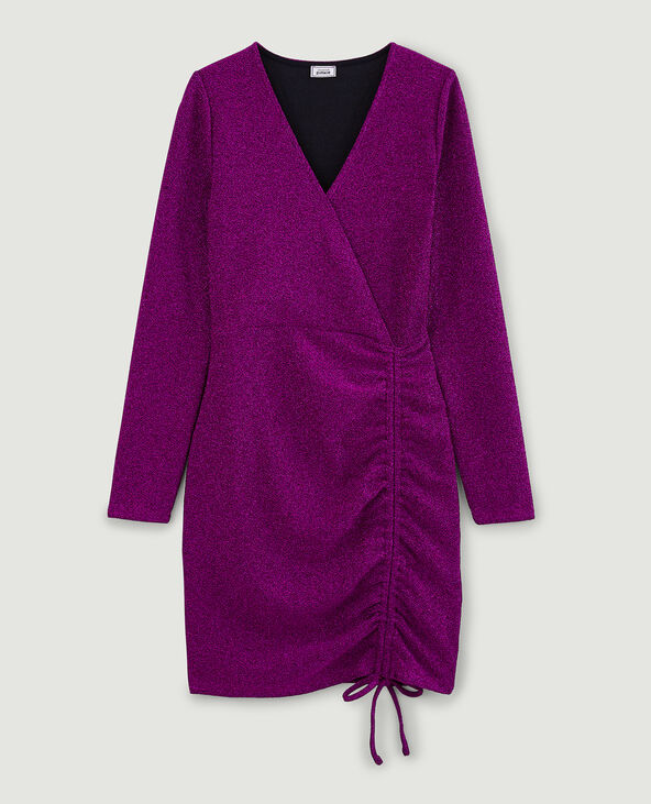 Robe cache-cœur violet - Pimkie
