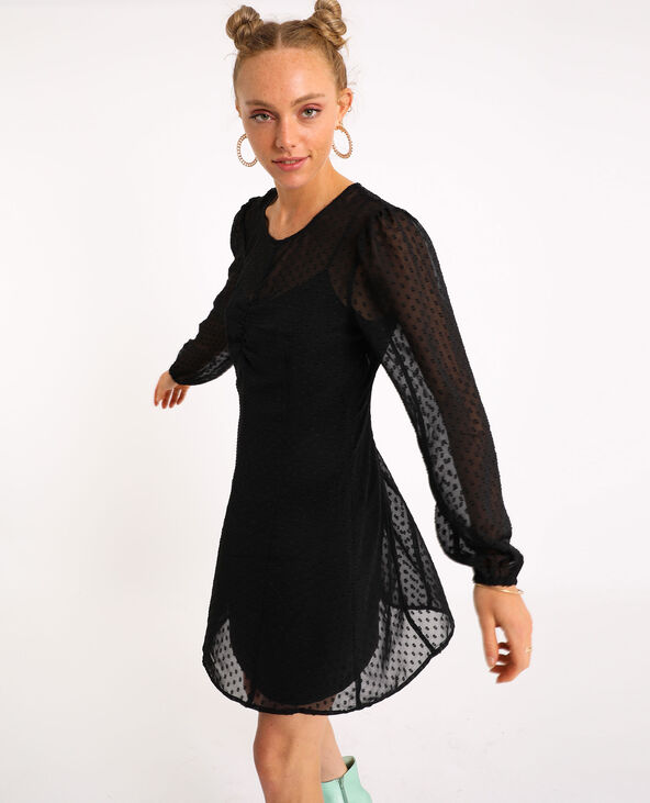 Robe big plumetis