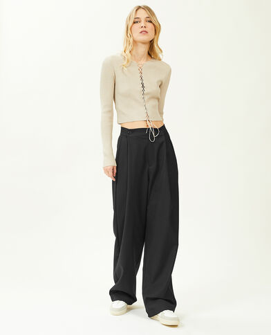 Pantalon évolutif noir - Pimkie