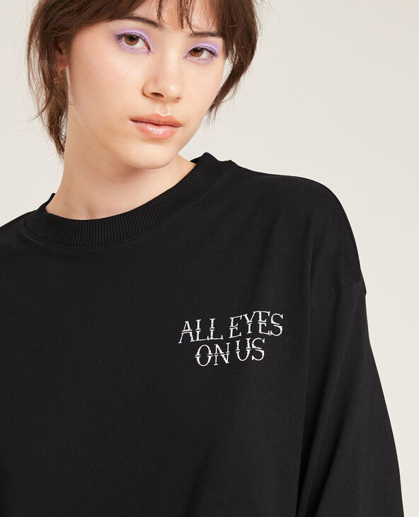 T-shirt manches longues noir - Pimkie