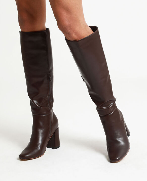 Bottes hautes marron hotsell