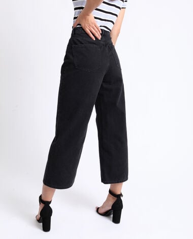 Jean wide leg noir - Pimkie