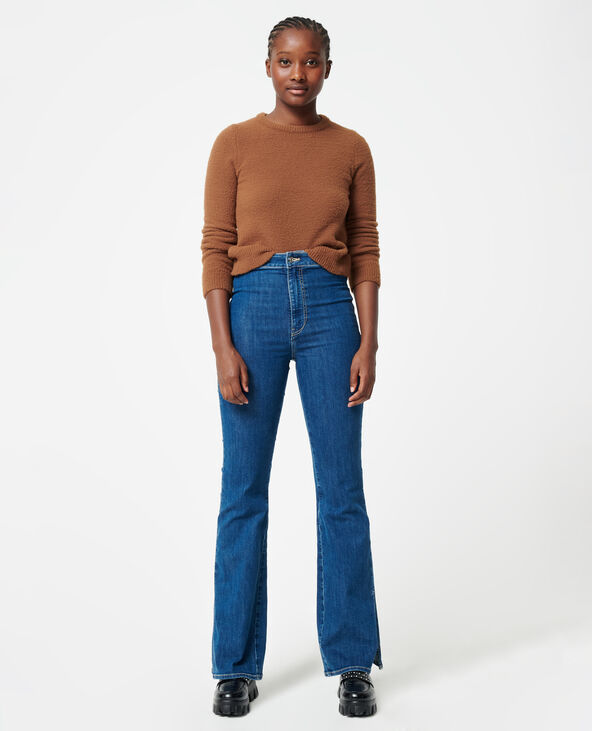 Jean flare taille haute bleu - Pimkie