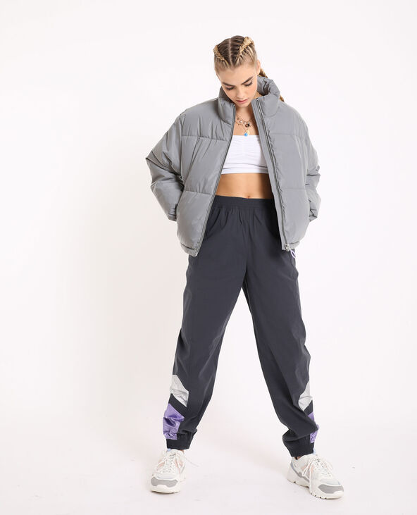 Doudoune oversized argenté - Pimkie