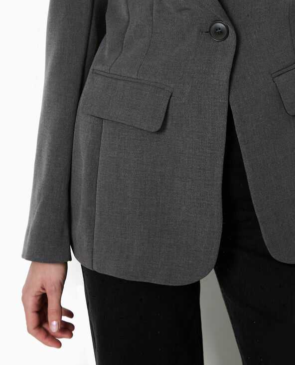 Veste blazer cintrée gris - Pimkie