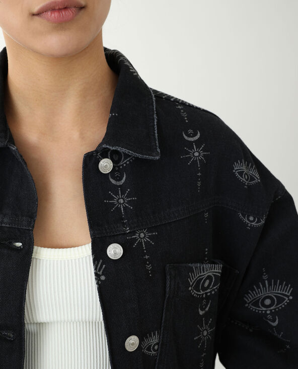 Veste en jean noir pimkie online