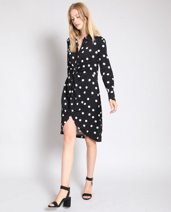 Robe boutonnée noir - Pimkie