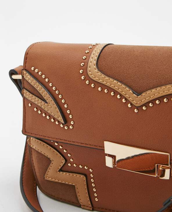 Sac bandoulière style western camel - Pimkie