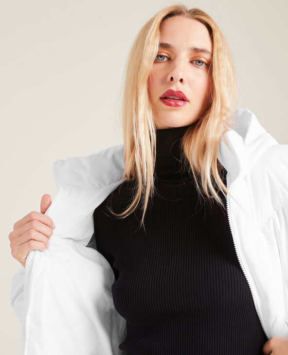 Doudoune oversize avec capuche blanc - Pimkie