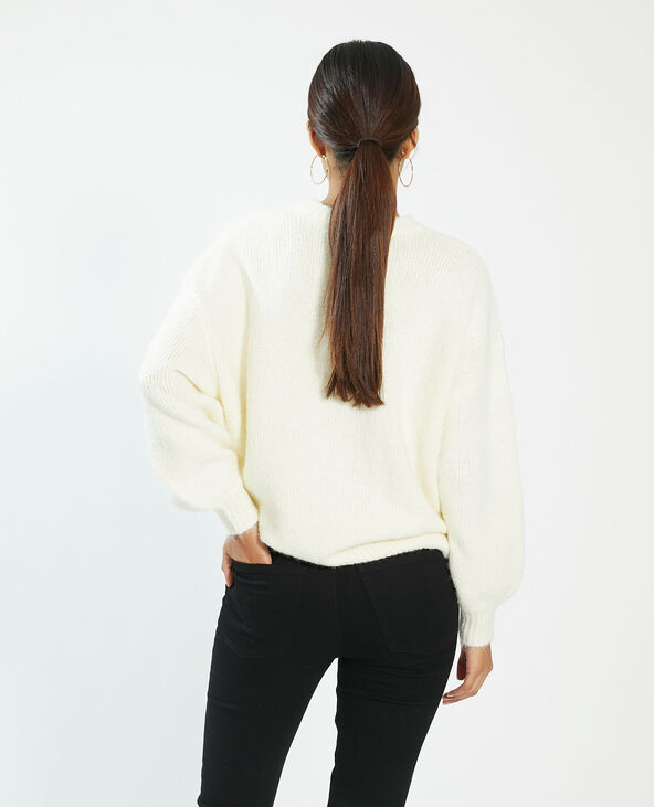 Pull oversize blanc - Pimkie