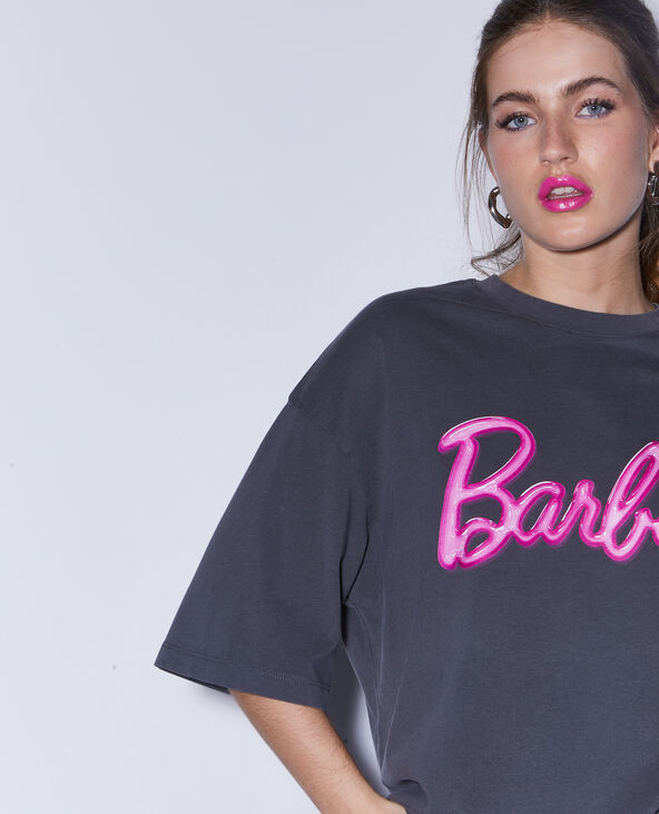 T-shirt oversize BARBIE gris foncé - Pimkie
