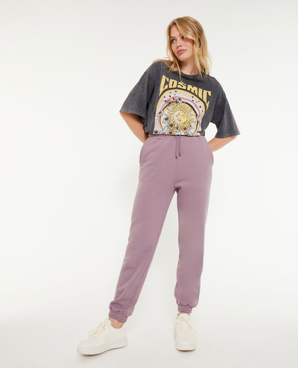 Pantalon de jogging en molleton lilas - Pimkie