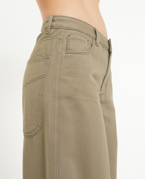 Jean large loose vert kaki - Pimkie