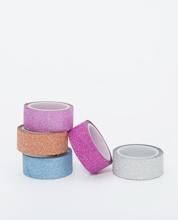 Lot de 5 masking tape bleu - Pimkie