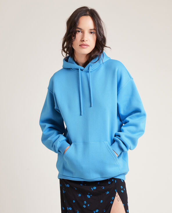 Sweat capuche bleu clair - Pimkie