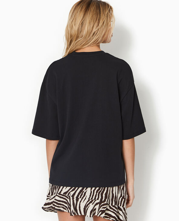T-shirt oversize AALIYAH noir - Pimkie