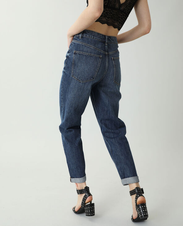 Jean mom bleu marine - Pimkie