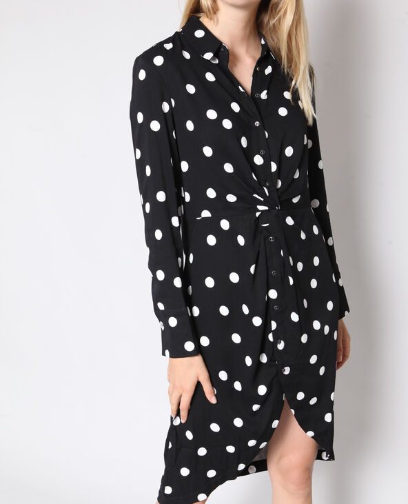 Robe boutonnée noir - Pimkie
