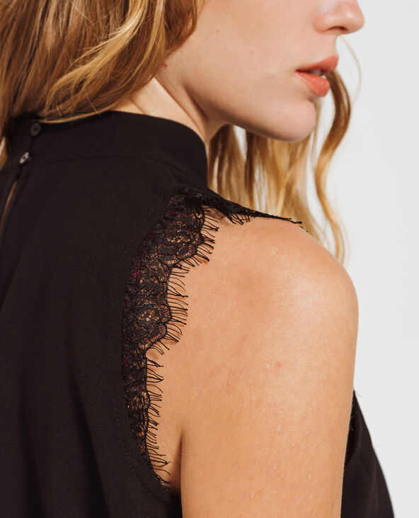 Blouse sans manches noir - Pimkie