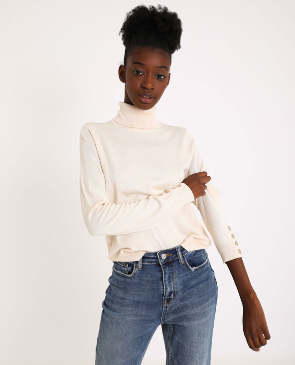 Pull à col roulé rose clair - Pimkie