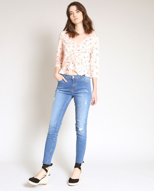 Blouse fleurie rose clair - Pimkie