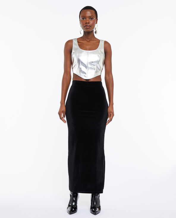 Pimkie jupe velours 2025