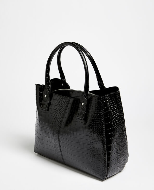 Sac cabas 2025 noir croco