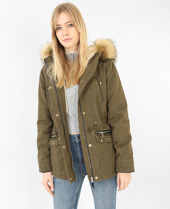 Parka coton marron - Pimkie
