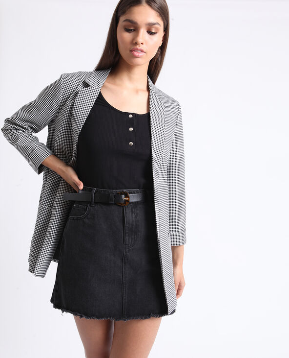Blazer a manches 3 4