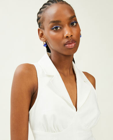 Top façon gilet de barman blanc - Pimkie
