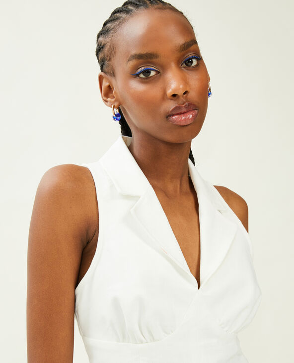 Top façon gilet de barman blanc - Pimkie
