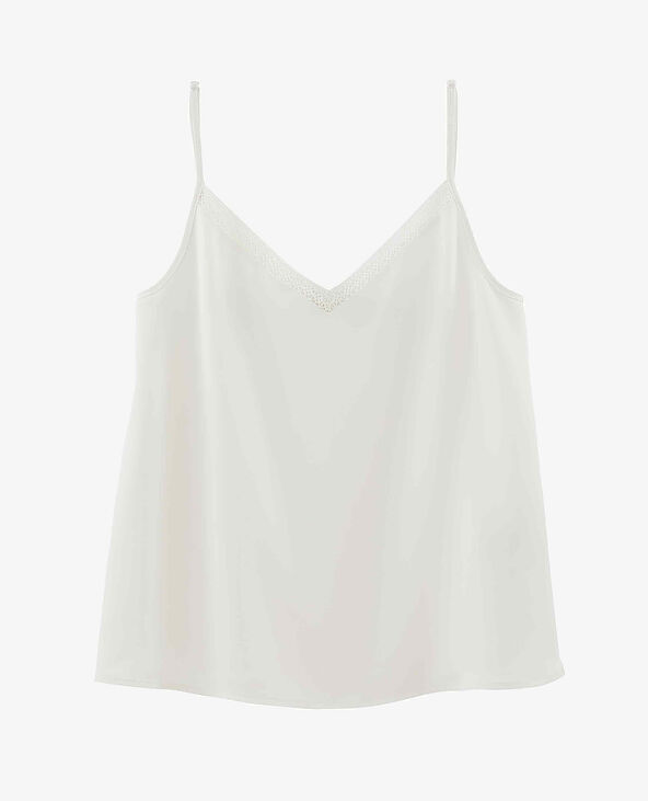 Top à bretelles blanc - Pimkie