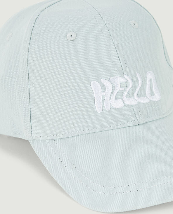 Casquette avec broderie bleu clair - Pimkie