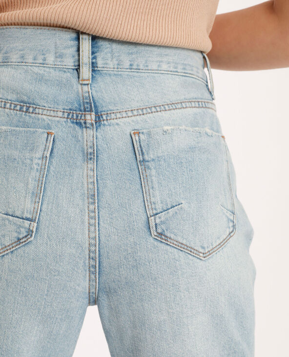 Jean straight high waist bleu - Pimkie
