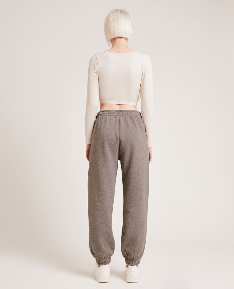 Pantalon de jogging en molleton marron - Pimkie