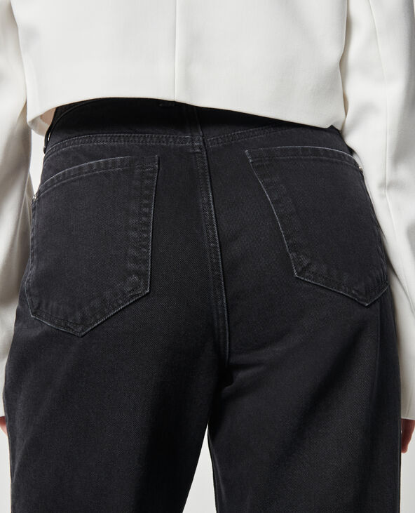 Jean mom taille haute noir - Pimkie