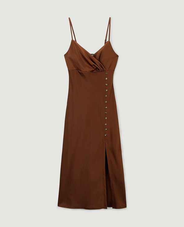 Robe à bretelles taupe - Pimkie
