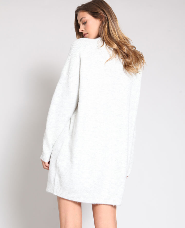 Robe pull gris chiné - Pimkie
