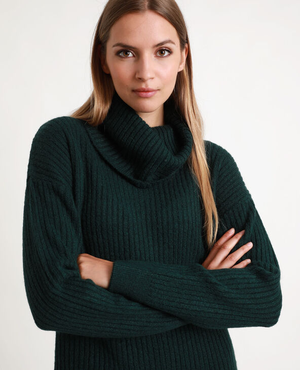Robe pull vert foncé - Pimkie
