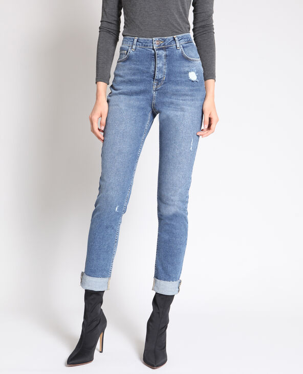 Jean slim taille haute bleu - Pimkie